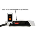 V6 Dual USB Ports Waterproof Desktop PC Case Power Supply Button Switch
