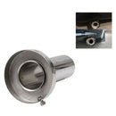 Automotive Universal Round Head 4 Inch Detachable Stainless Steel Exhaust S