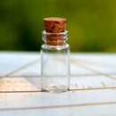 lot 10pcs Mini Empty Cork Glass Wish Bottles Vials Jars Craft Charm Pendants New