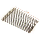 50pcs Stainless Steel Wire Keychain Cable Key Ring for Outdoor Hiking