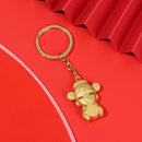 2021 Chinese Wind Ox Year Lucky Treasure Creative Fortune Car Keychain Gifts_kz