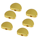 Pack of 6 Universal Guitar Tuner Machine Head Semicircle Buttons Tuning Key
