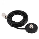 Car Dual Band Antenna UHF VHF 400-470/136-174MHZ PL-259 Antenna Cable White
