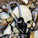 D-shaped Titanium Alloy Hiking Outdoor Camping Tool Durable Key Chain Buckle