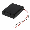 2 Pcs 4 x AA 6V Battery Holder Case Box Wired ON/OFF Switch w Cover Y3R5