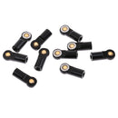 10 Pcs M3 Metal Ball Head Holder Tie rod end For RC Climbing Car Black