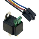 Relay Fused Car Accessory 30A 4-Pin Holder Electronic Automotive v Socket W E2A1