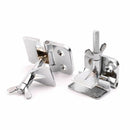 One Pair Zinc Alloy Butterfly Hinge Clamps DIY Fixing Screen Tool Clip Hardware