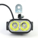 E-Bike LED Headlight 36V 48V 60V Electric Bicycle Scooter Horn Front Light