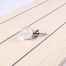 2 x Handle Button with Air Bubble for Cabinet Door Drawer - Transparent T8B1