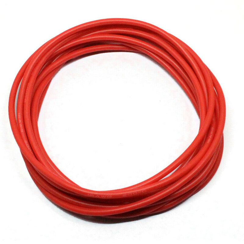 2 Roll 16AWG Super Flexible High Temperature Resistant Silicone Wire Cable