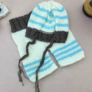 Baby Photography Props Set 2pcs Knit Hat Pants Infant Handmade Clothing