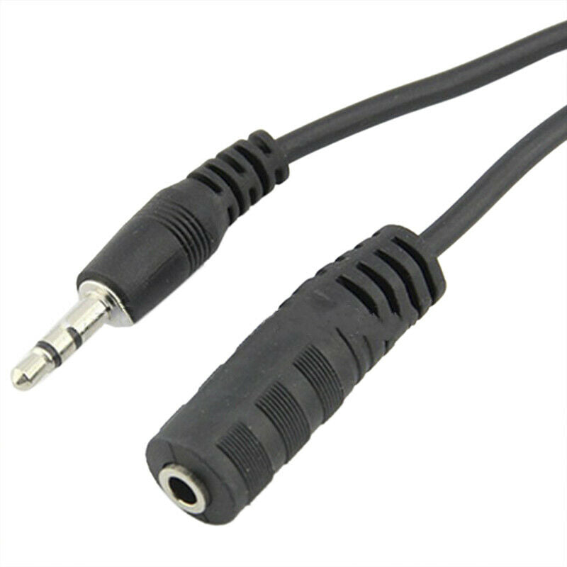 3.5mm Male to Female Extension Cable Headset Audio  Jack Extender-Adapter CordFF