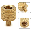 1Pc tripod camera thread screw adapter 3/8 to 1/4 female male converter brass TO