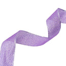 22 Metres 25mm Double Sided Satin Glitter Ribbons Bling Bows Reels Wedding  Y1K5