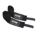 2Pcs Cotton Boxing Hand Wraps Bandages Muay Thai MMA Inner Gloves Black