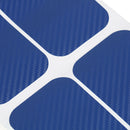 4Pcs/set Blue car door sill scuff  pedal protect carbon fiber stickers lj