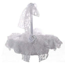 Wedding flower girl flower basket lace decorative ribbon flower bride flowe