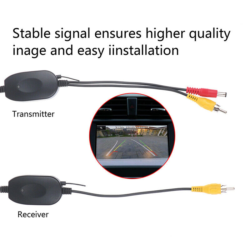 2.4G Wireless Video Transmitter and Receiver kit for 12V Car Rear View CameS Hn