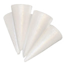 10pcs Cone Shape Styrofoam Foam DIY Christmas Tree for Painting Crafts 150mm