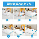 Vacuum Seal Storage Pack Bags,More Storage Clothes Space Bags,(2 Jumbo Hang X7U3