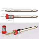Screwdriver Bits Magnetic Ring 1/4" 6.35mm Metal Strong Magnetizer Screw