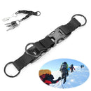 Three Snap Buckle Military Nylon Key Hook Webbing Molle Buckle