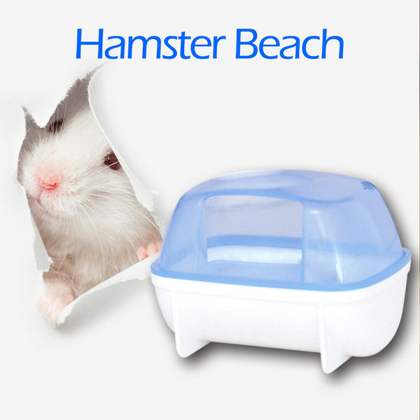 Hamster Cage Bathroom Bathtub Toilet Plastic Small Pet Sauna Bath Basin A#S