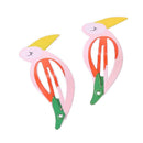 2pcs Kids Cute Colorful Fruit Hair Clip Snap Hairpin Hair Accessories (D) A