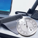 Outdoor Indoor Thermometer Hygrometer Temperature Humidity Meter Metallic HT9100