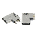 2 Pieces Type-C Female Seat To USB 3.1 Female Seat For Smart Phones