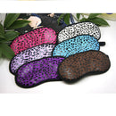 Eye Shade Blindfold Rest Sleeping Travel Cover Shade Sleep Sponge Leopard LI