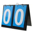 2-Digital Portable Table Top Scoreboard Flipper for Basketball Football Blue