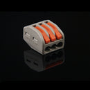 10Pcs 3 Pin Universal Compact Wire Wiring Connector Conductor Terminal Block ME