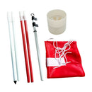 5-Section Golf Flag Stick, Flag And Putting Cup for Backyard Garden Training