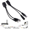 1X(Poe Adapter Cable Rj45 Injector Splitter Kit Tape Screened Passive Power