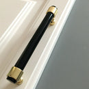 Kitchen Pull Handle Acrylic Cupboard Door Spindle Rod Bar Golden 153mm