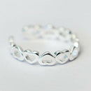 Elegant Heart Ring Open Rings Wedding Jewelry For Women-It Can Be adjustabl