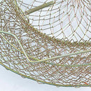 Foldable Portable Steel Wire Fishing Pot Trap Net Crab Crawdad Cage Fish Ba