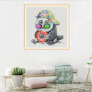5D DIY Full Drill Diamond Painting Eagle Donut Cross Stitch Embroidery Gift
