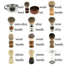 1 Piece High Dense Shaving Brush With Wood Handle For Salon and Home Use