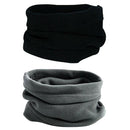 2 Pieces Mens Womens Neck Warmer Scarf Snood Unisex Neck Gaiter