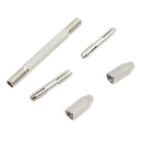 Double Head Chuck Pin Vice Handle Mini Hand Drill Walnut Perforated Tools PCB