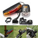 For Cycling Bicycle 3 in 1 Bike Turn Signal Brake Tail 7 LED Light Electric