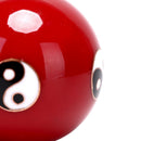 Chinese Yin Yang Health Ball Stress Relief Meditation Red Massage Tool Handb %o