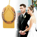 Metal Horseshoe Wedding Gifts Souvenirs Table Centerpieces Kraft Paper Tag ZY3C