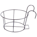 Metal Iron Flower Pot Hanging Balcony Garden Plant Planter Home Decor baske