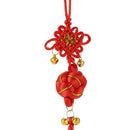 Oriental Ball Chinese K Tassel Ornament with Bells Y9L8