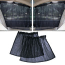 Car Window Curtain Cover Sun Shade Windshield Curtains Decoration Black  Motors