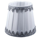 Fabric Chandelier Lampshade Holder Clip on Sconce Beside Bed Lamp Hanging L Y1N7